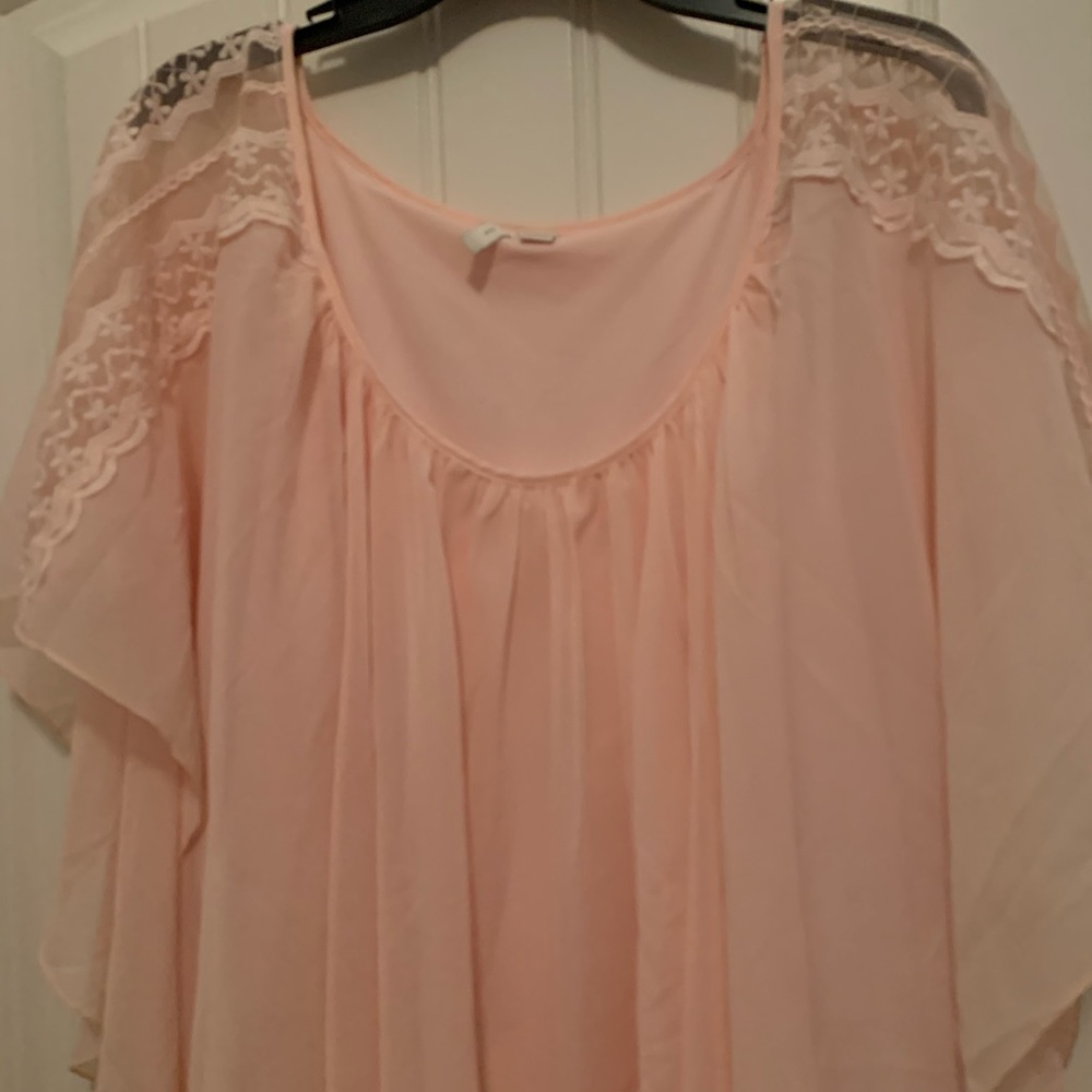 Peach blouse